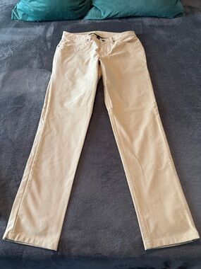 lululemon athletica Tan and Black Waistband Pants